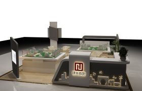 公司展厅设计-建华置业-贵阳特装制作公司