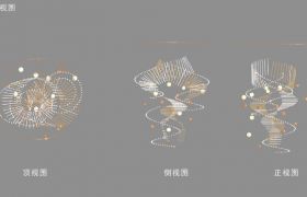 中庭吊饰 中庭景观制作厂家 贵阳特装制作公司