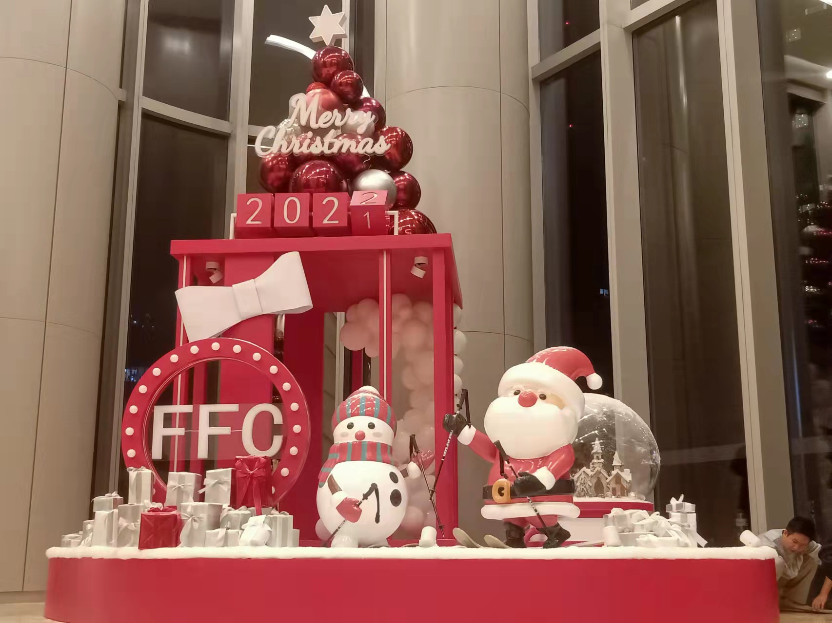 北京FFC商场圣诞美陈dp点