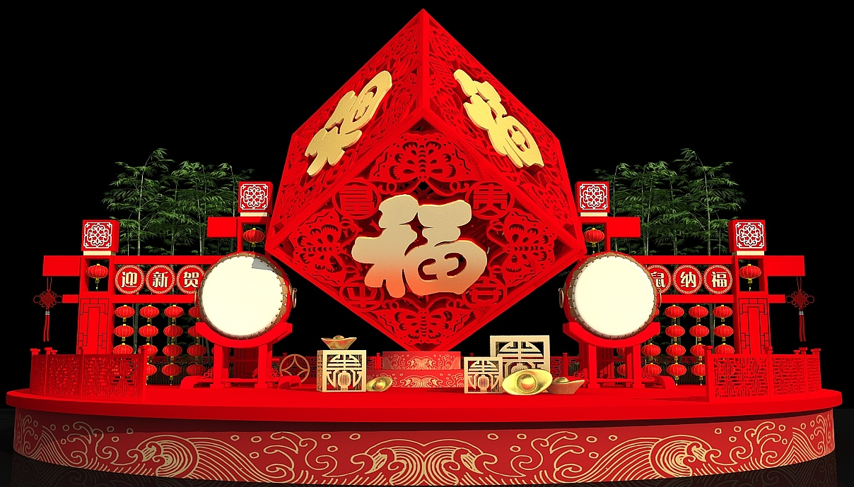 如何做好新春美陈 - 贵阳特装制作公司